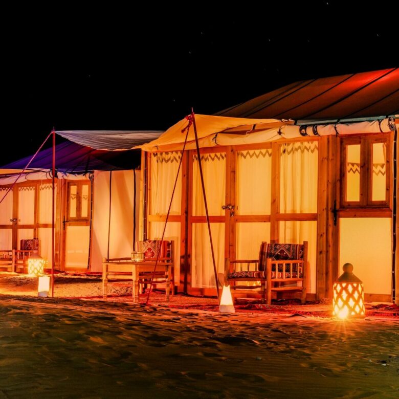 Golden Dune Luxury Camp in the Merzouga desert